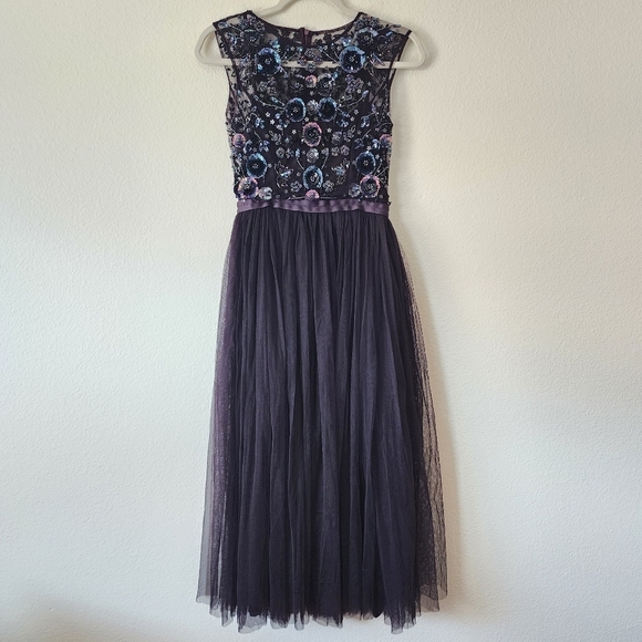 Needle & Thread Embellished Tulle Midi Dress 2 - Picture 2 of 6